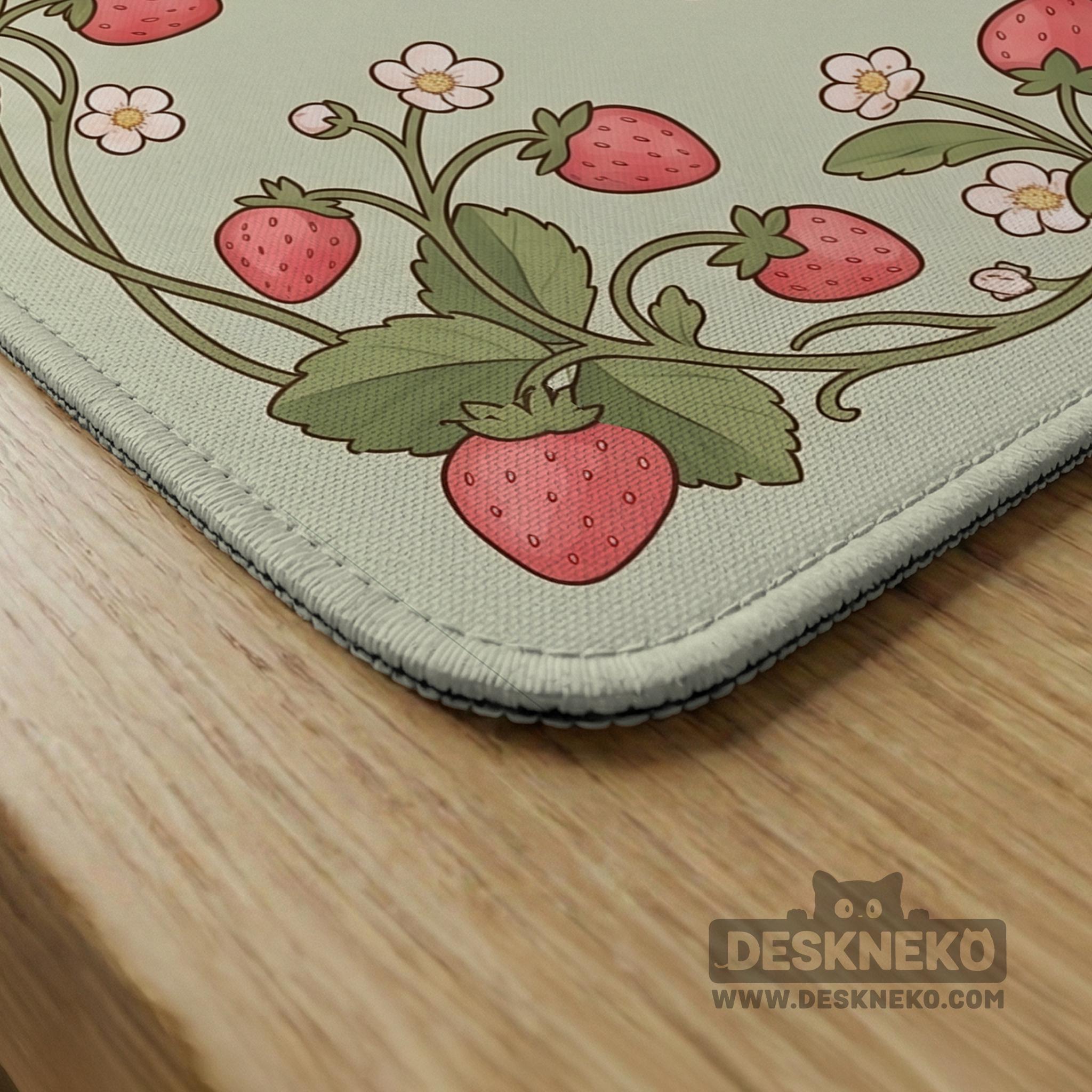 Strawberry Floral Mahjong Mat image 4