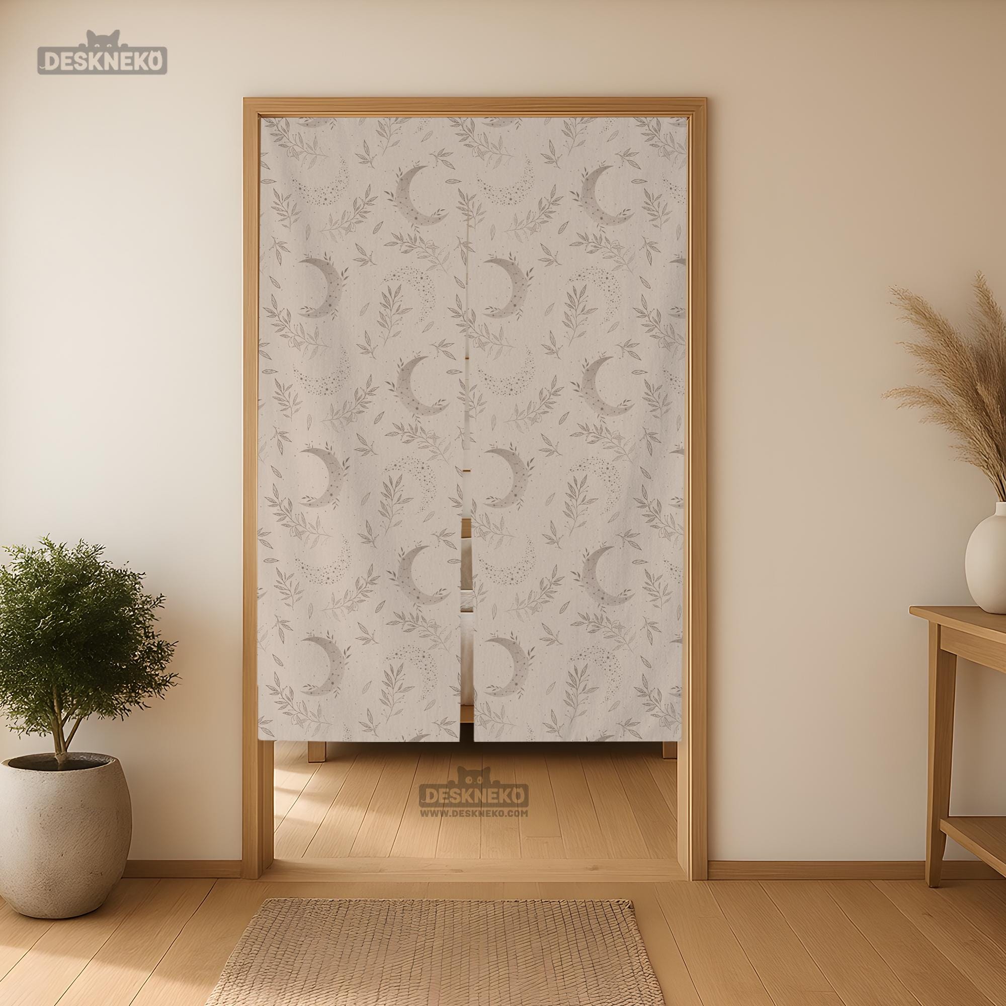 Beige Botanical Noren image 3