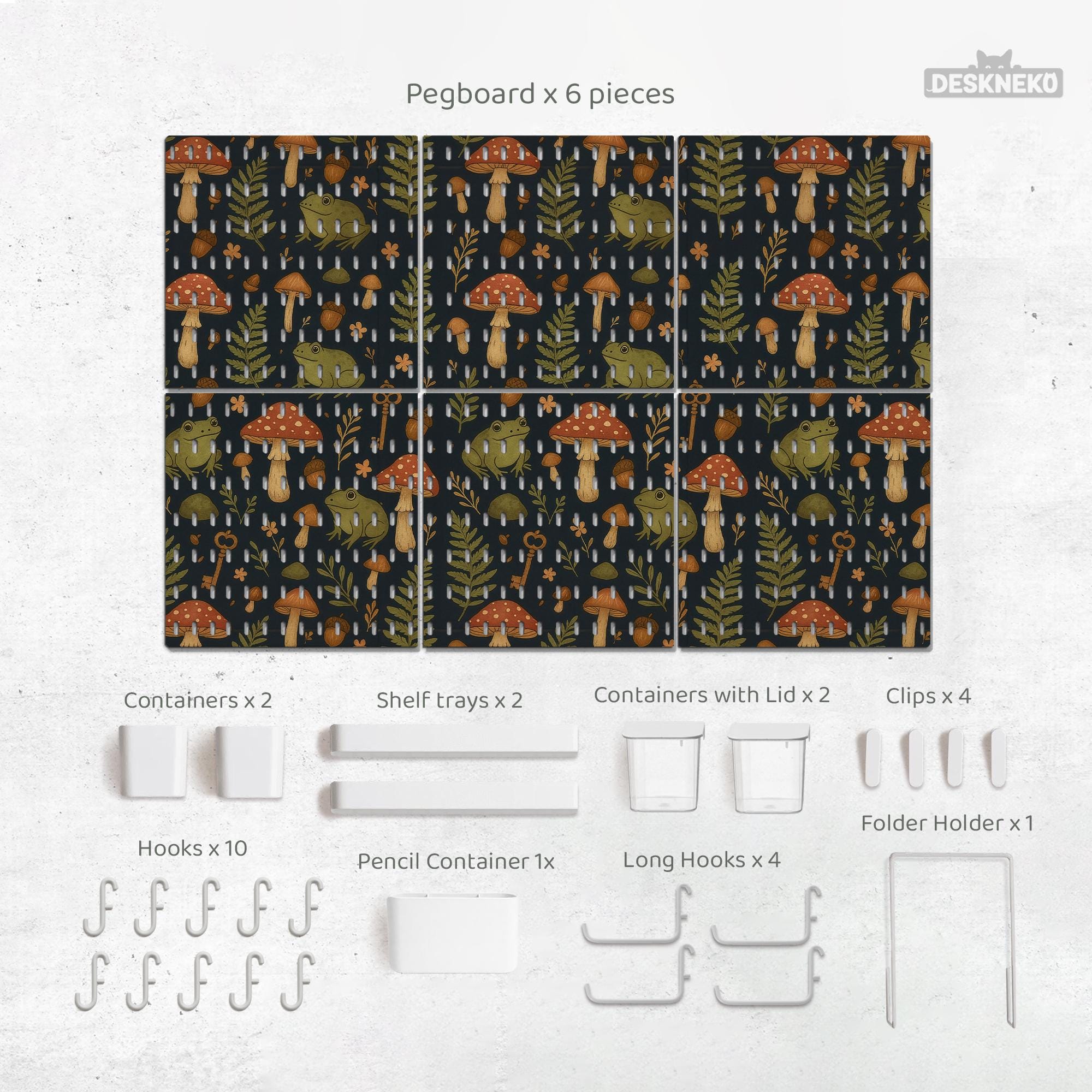 Dark Woodland Pegboard Set image 4