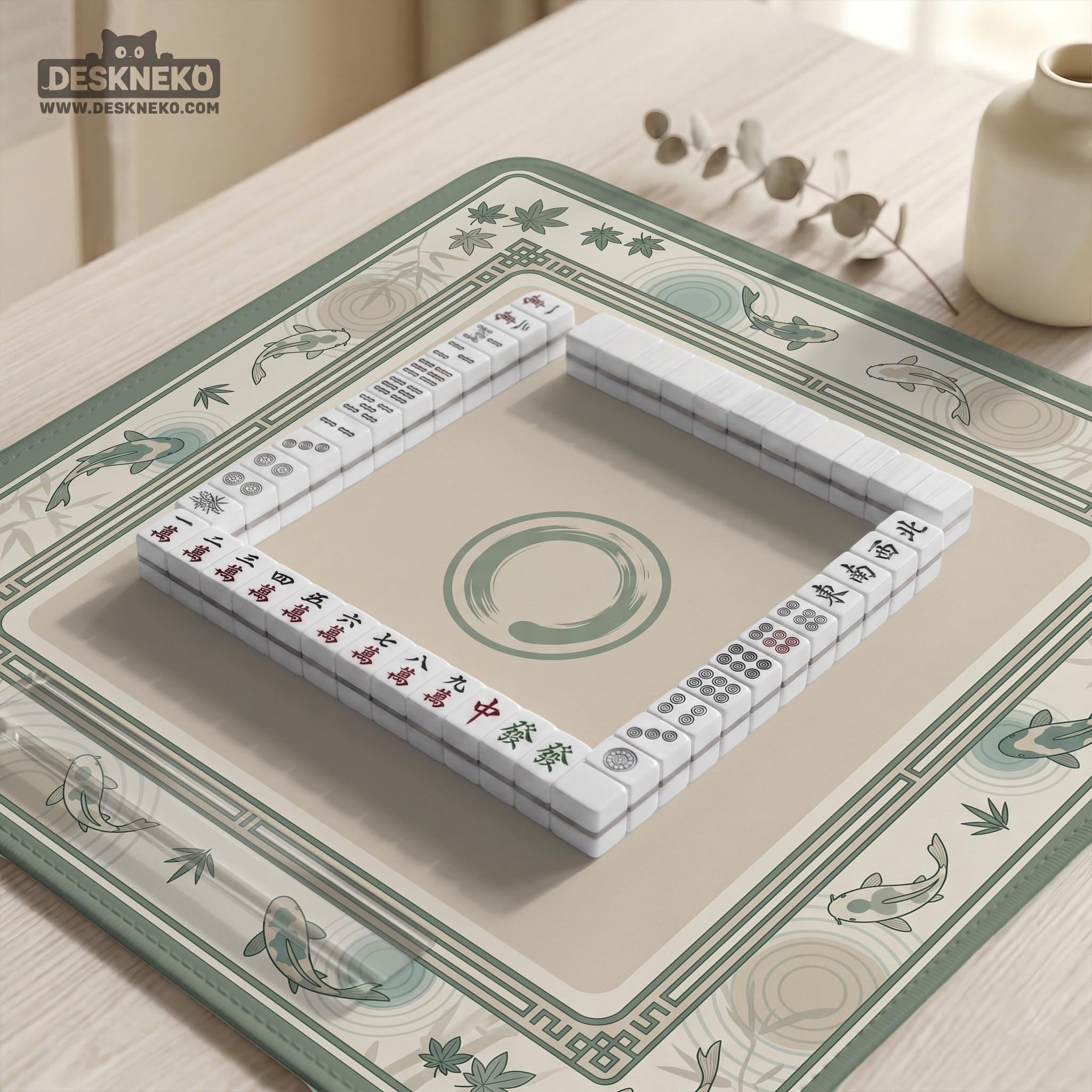 Sage Koi Mahjong Mat image 2