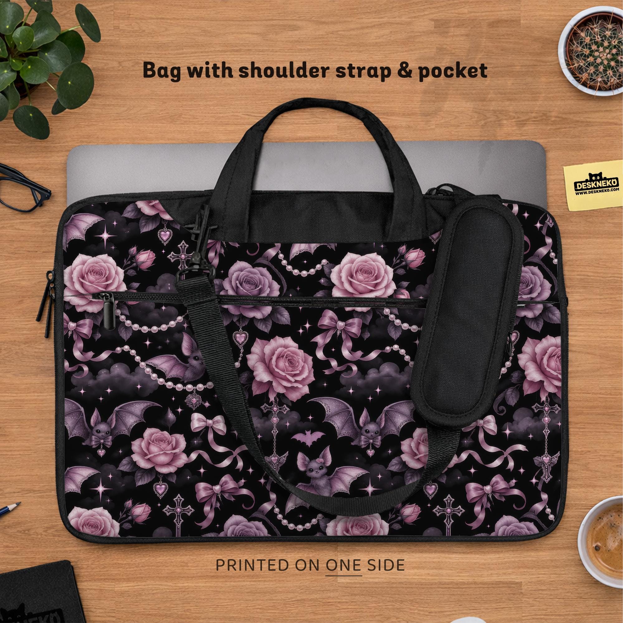 Pink Goth Laptop Sleeve image 3