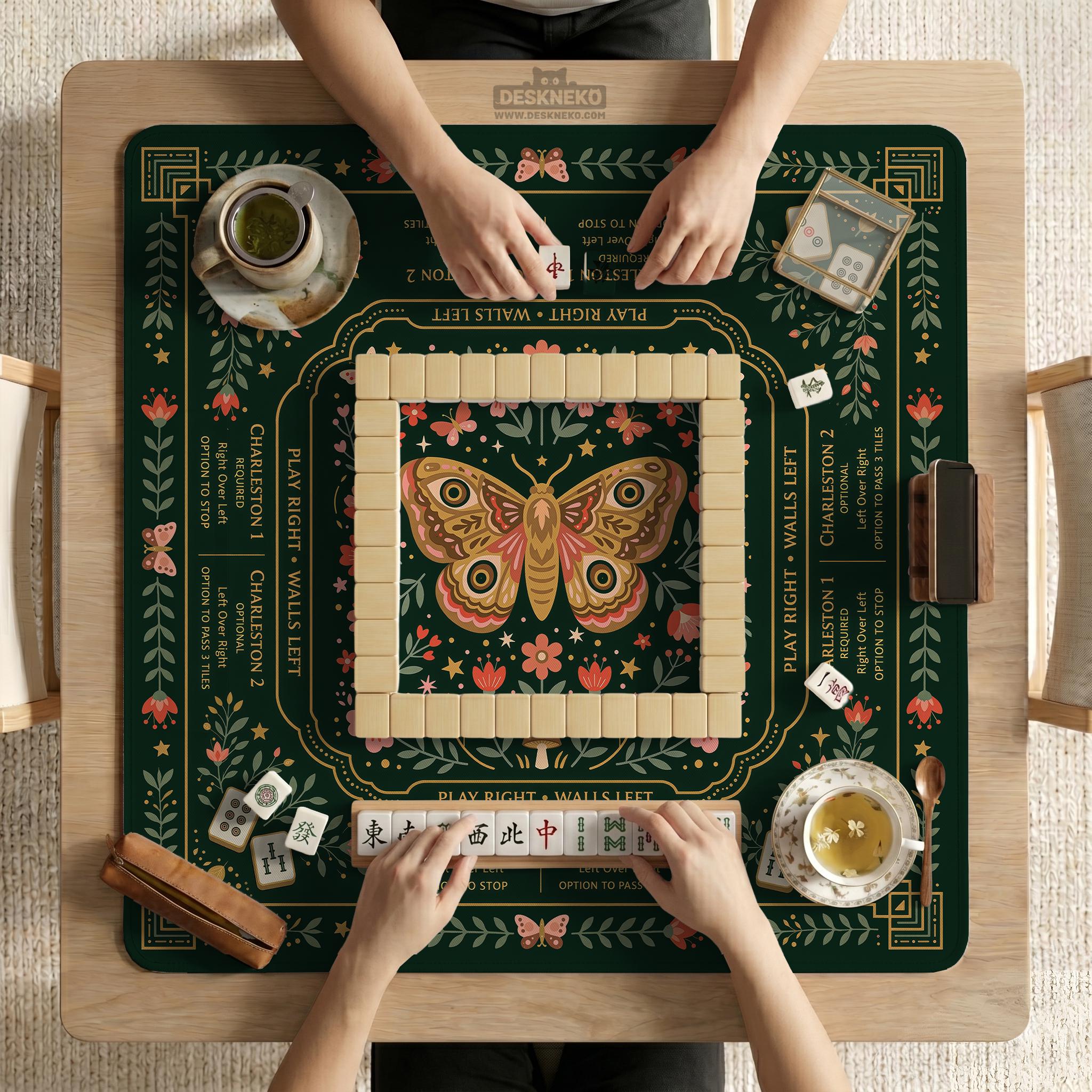 Vintage Floral Mahjong Mat image 4