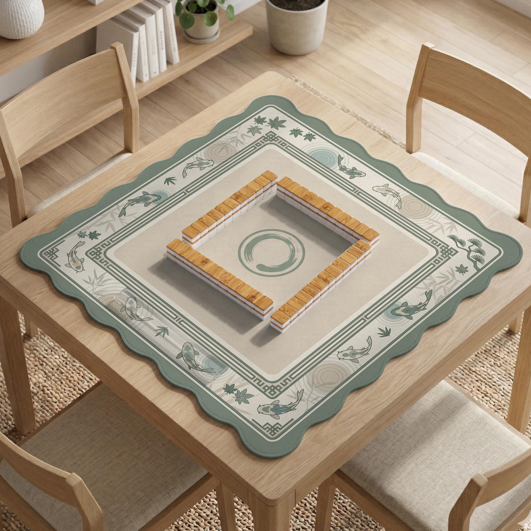 Sage Koi Mahjong Mat image 3