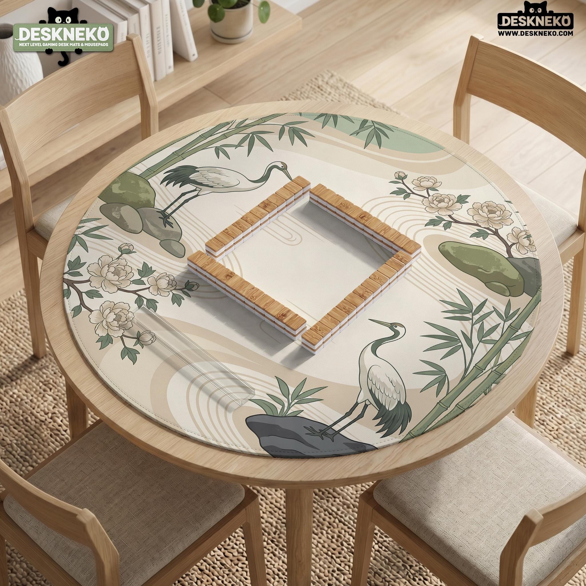 Sage Crane Mahjong Mat image 2