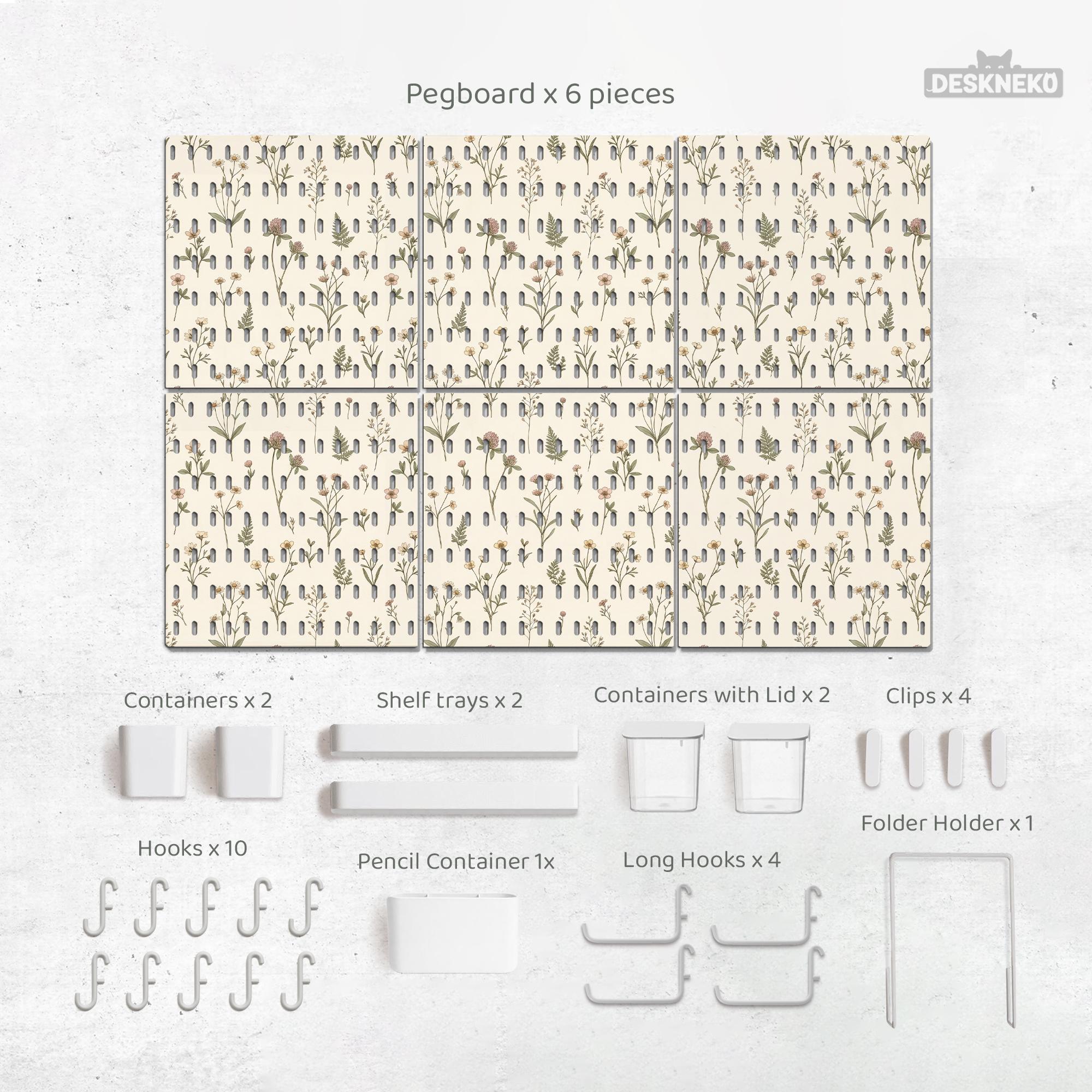 Floral Pegboard Organizer image 4