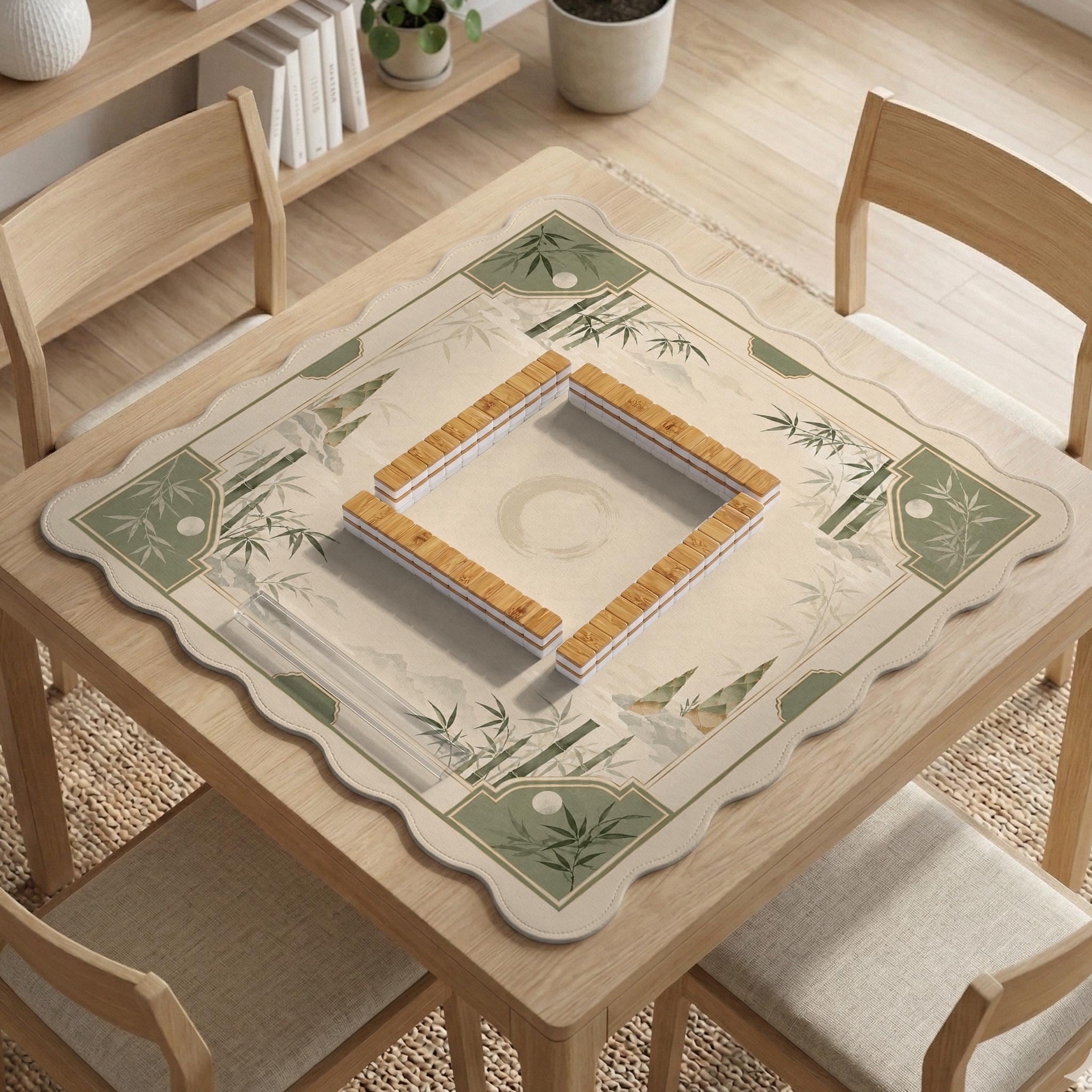 Sage Bamboo Mahjong Mat image 3