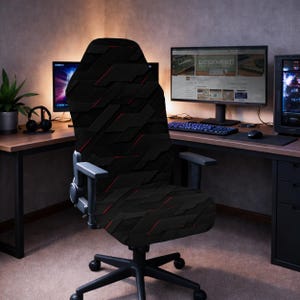 Housses de chaise décoratives modernes pour chaises de bureau d'ordinateur Housse de chaise de bureau imprimée florale sans accoudoirs