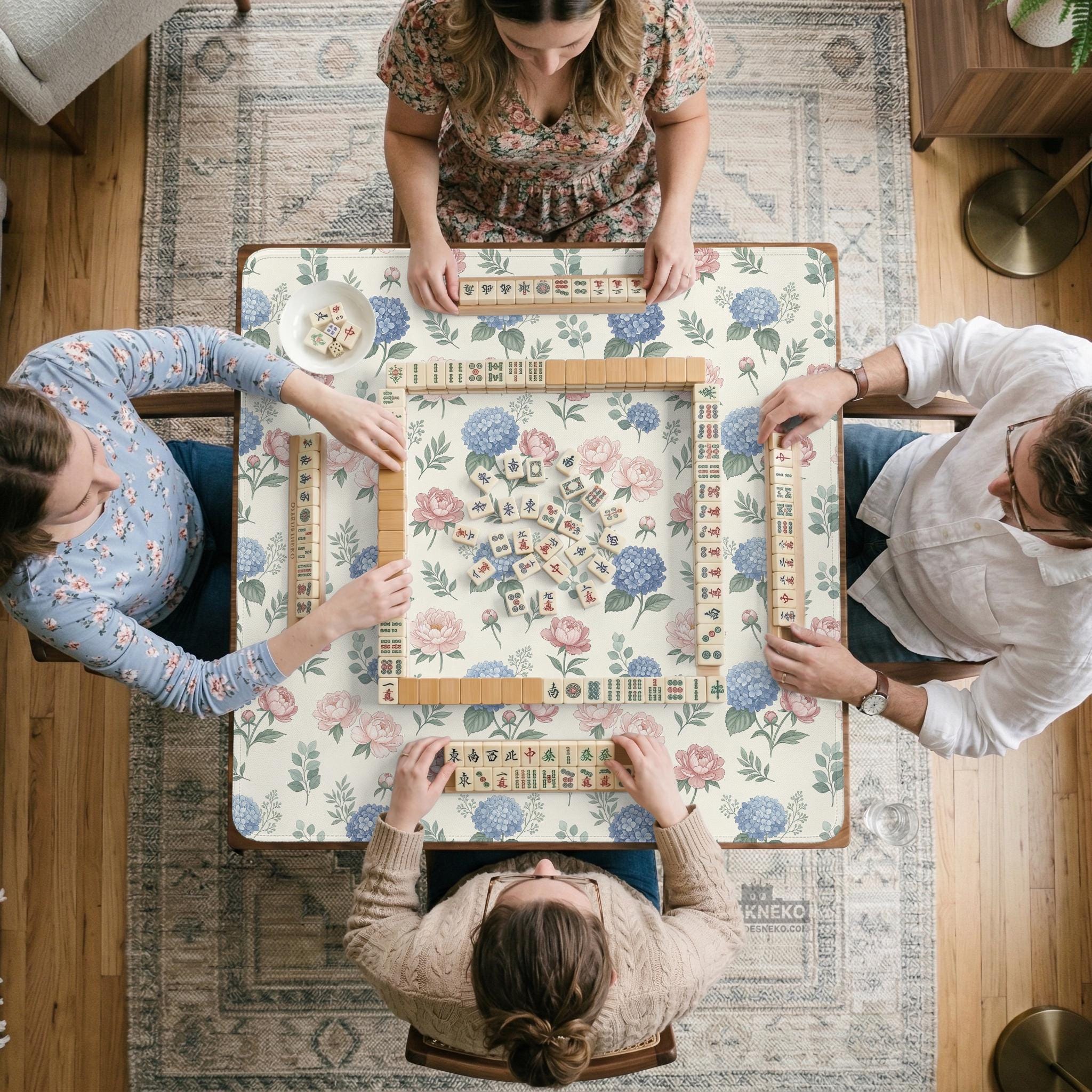 Peony Mahjong Mat image 4