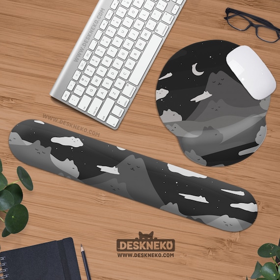 Alfombrilla De Ratón Antidlizante Con Base De Goma Para Gaming, Alfombrilla De Ratón Con Diseño De Gato Confuso, Accorios De Decoración Para Oficina, Ordenador Y Critorio - AliExprs