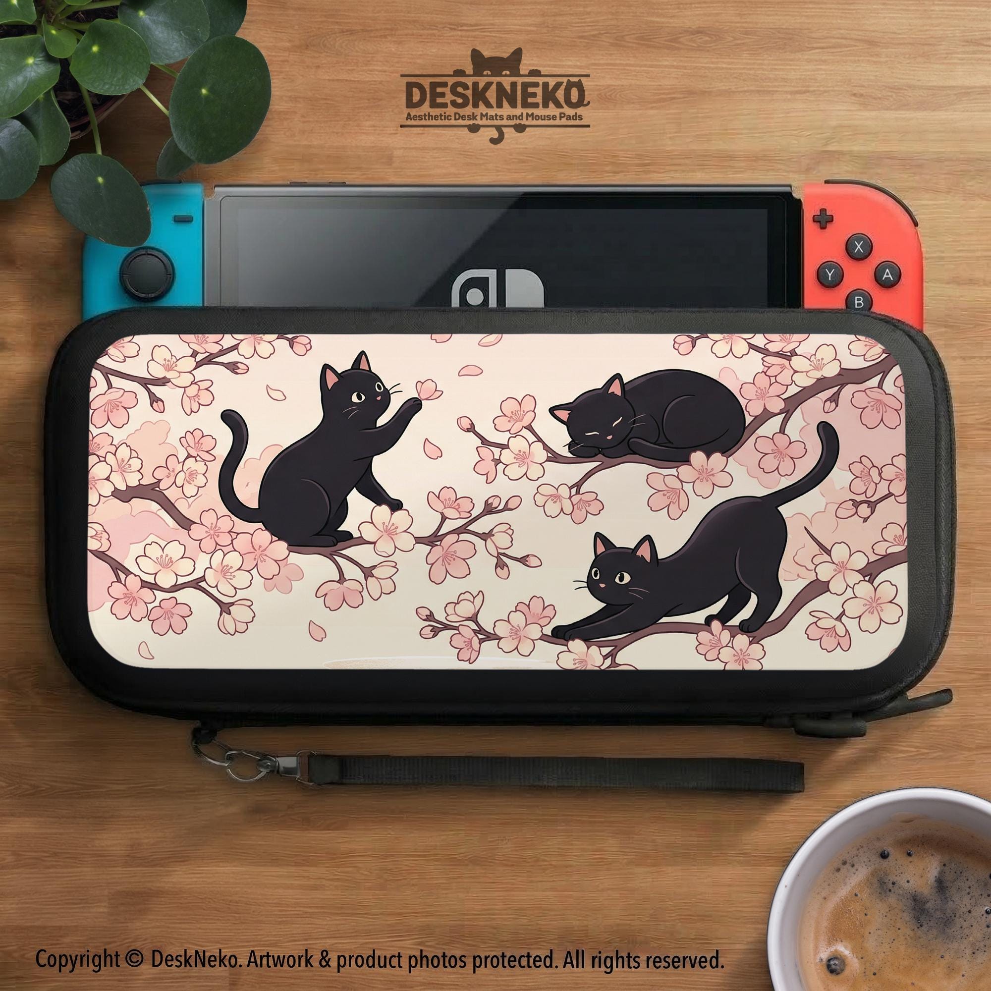 Cherry Blossom Cat Switch Case image 3