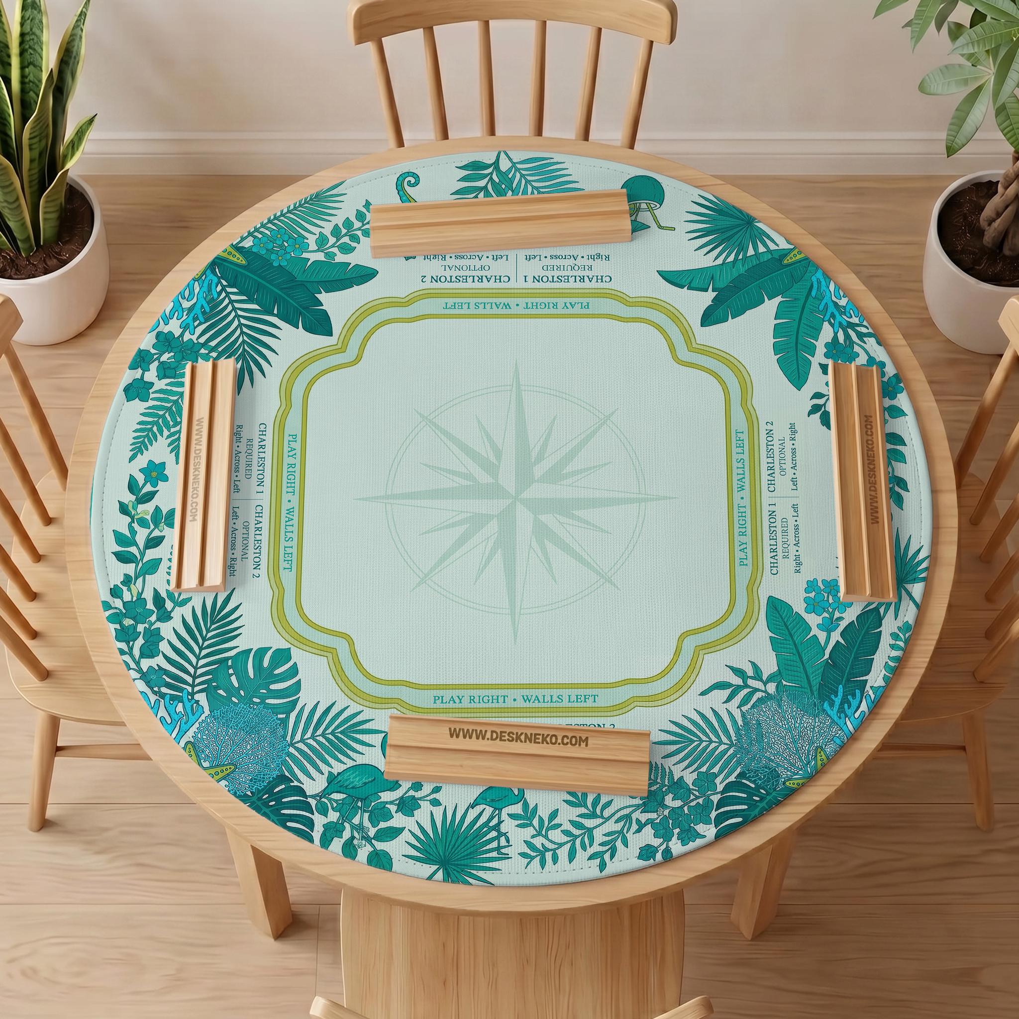 Coastal Botanical Mahjong Mat image 4