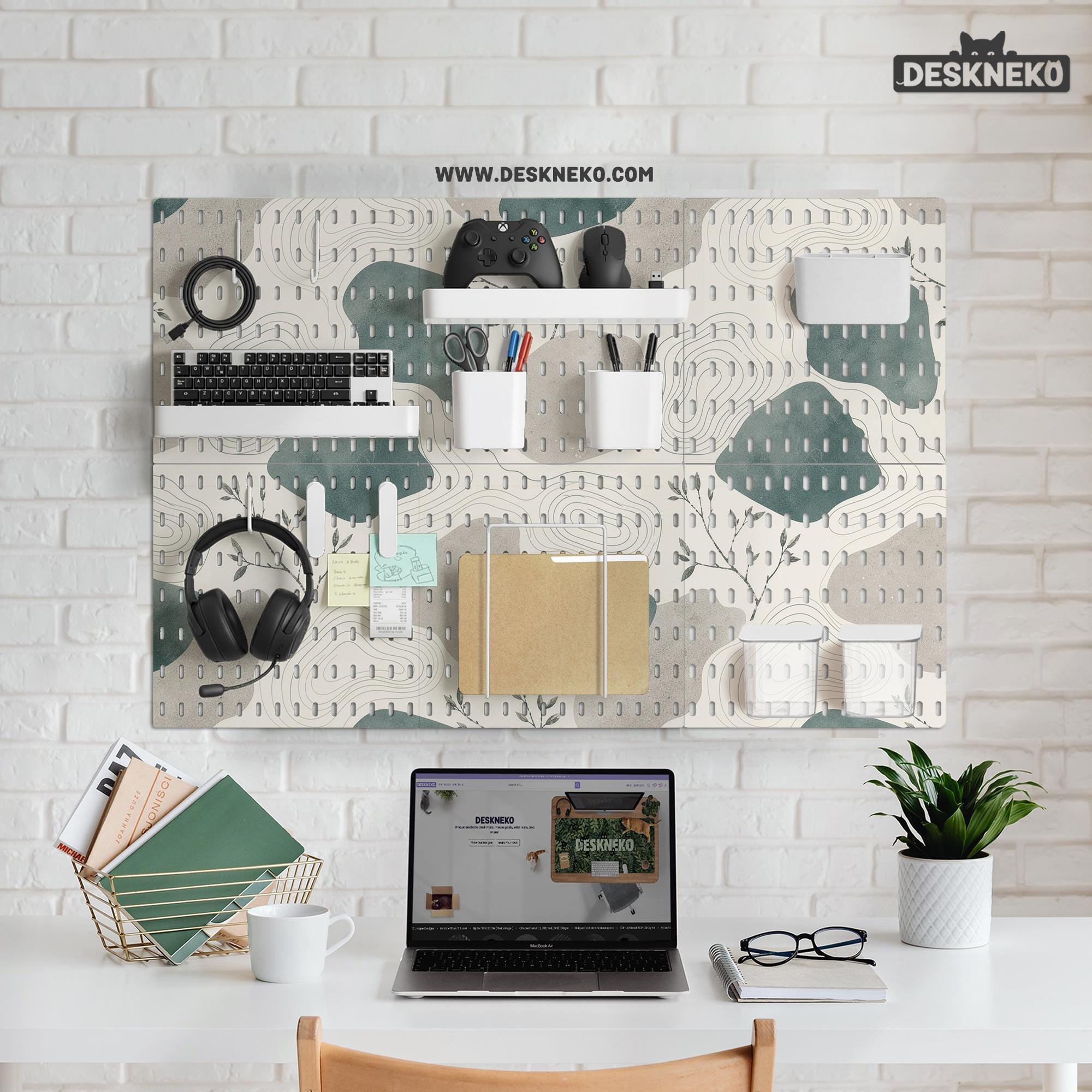 Sage Botanical Pegboard Set image 2