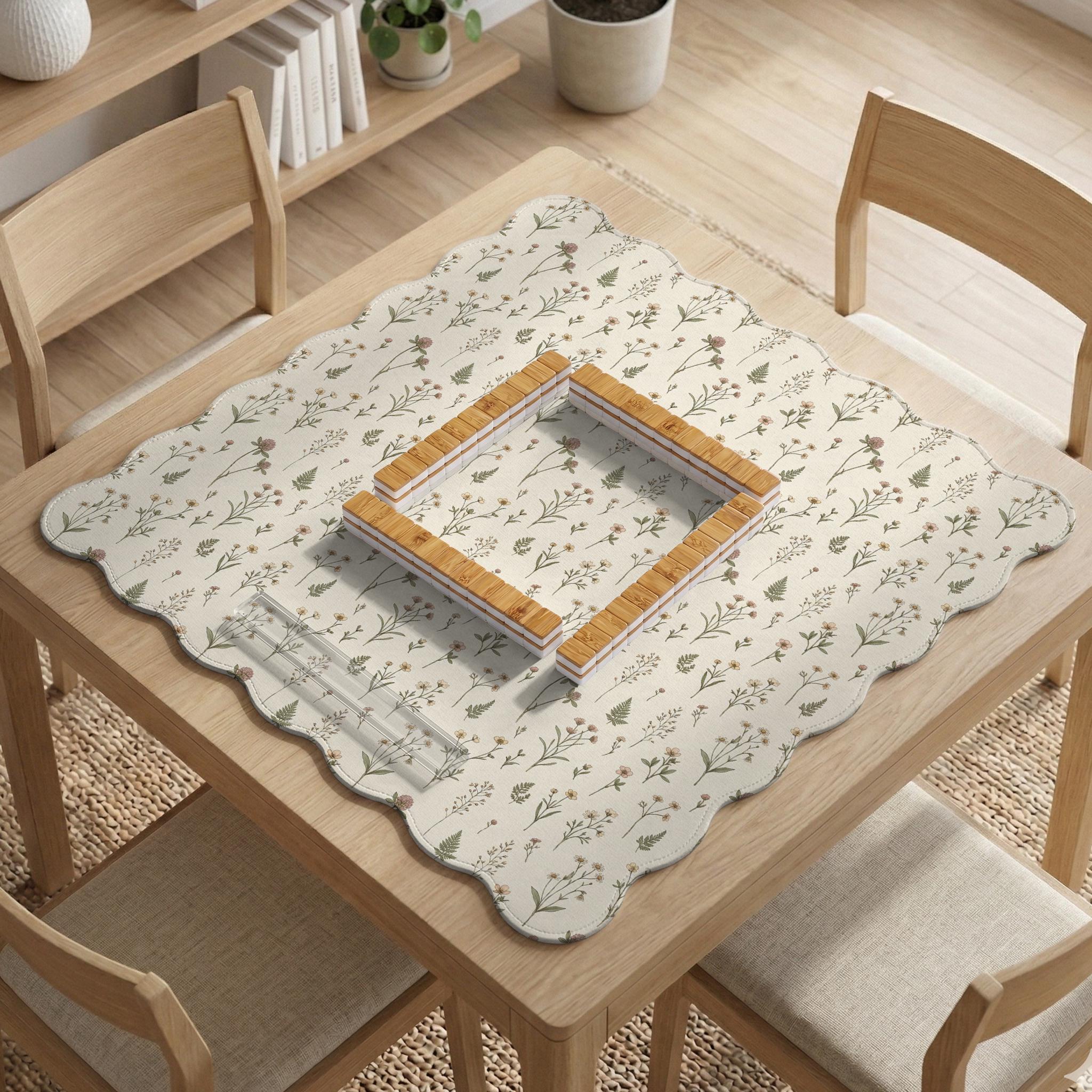 Floral Mahjong Mat image 2