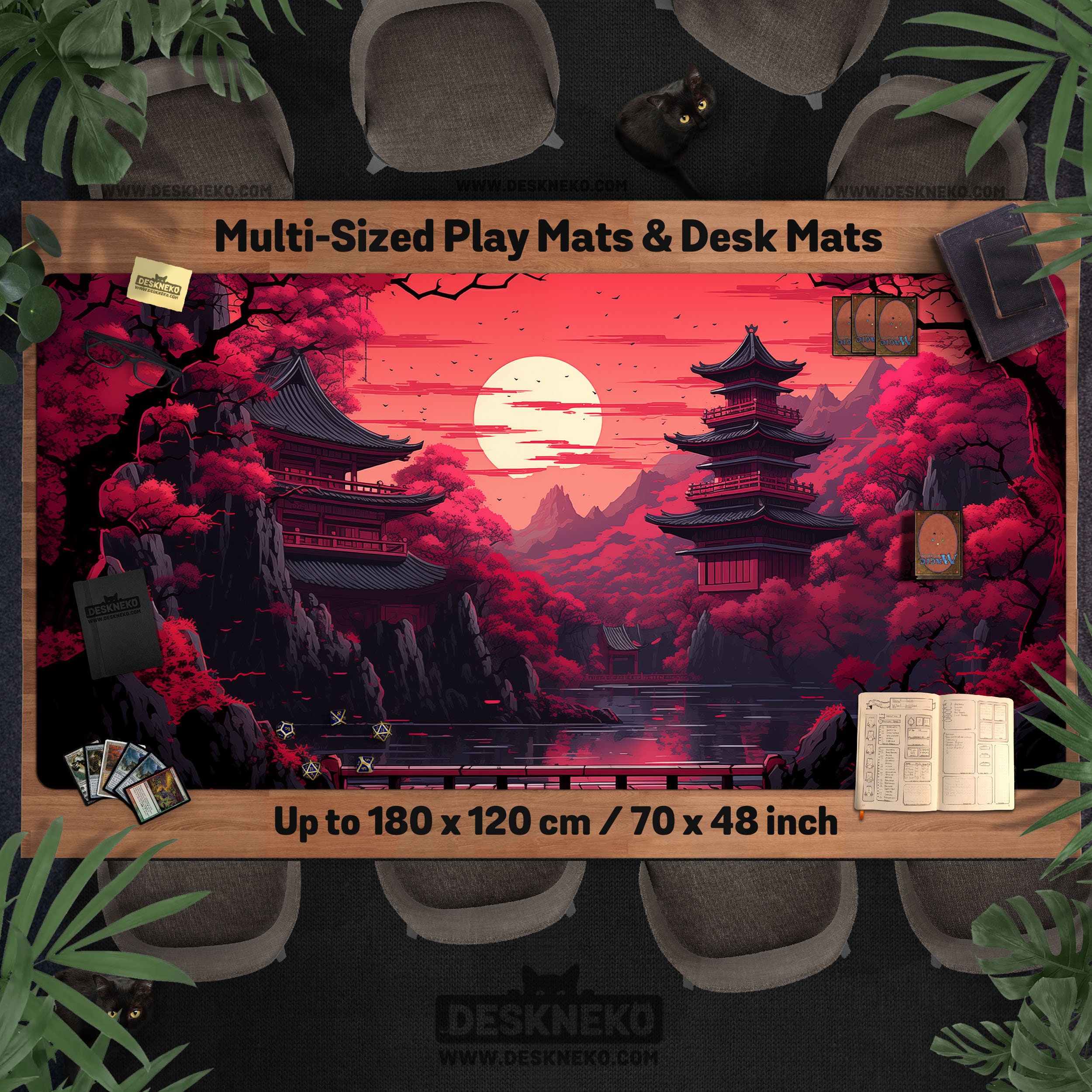 日本のプレイマット/デスクマット、TCG MTGカード/ダイス/ボードゲーム