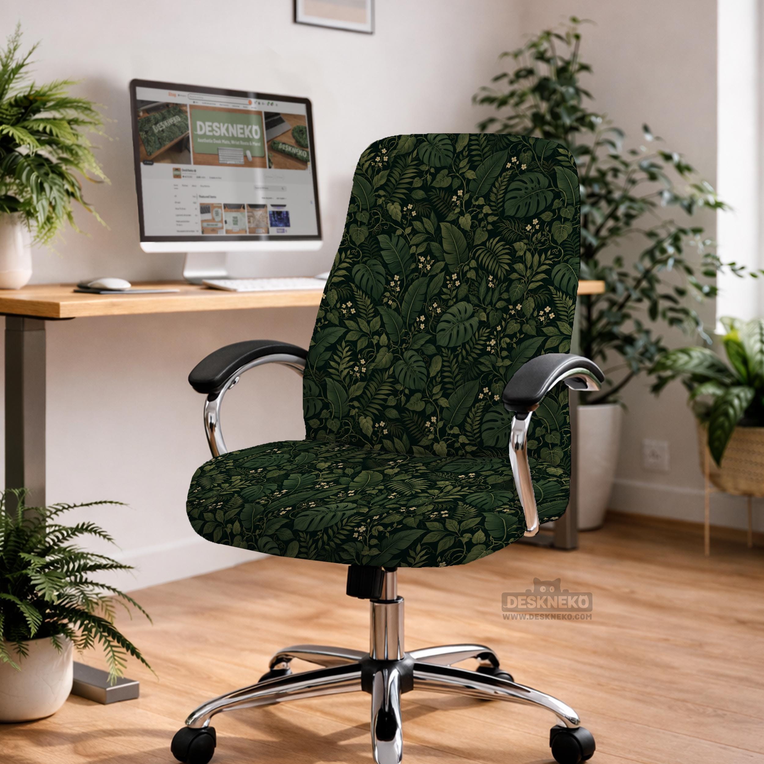 Forest Green Chair Cover image 4