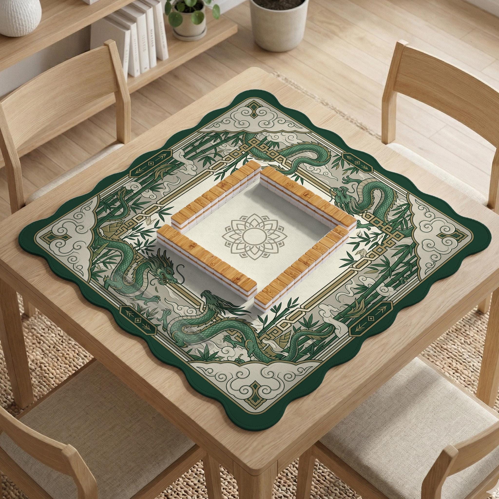 Dragon Bamboo Mahjong Mat image 3