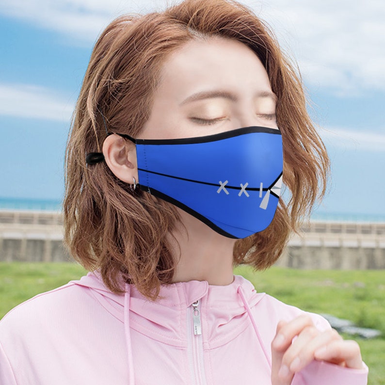 Gawr Gura shark teeth MASK Hololive Holomyth English Vtuber Etsy