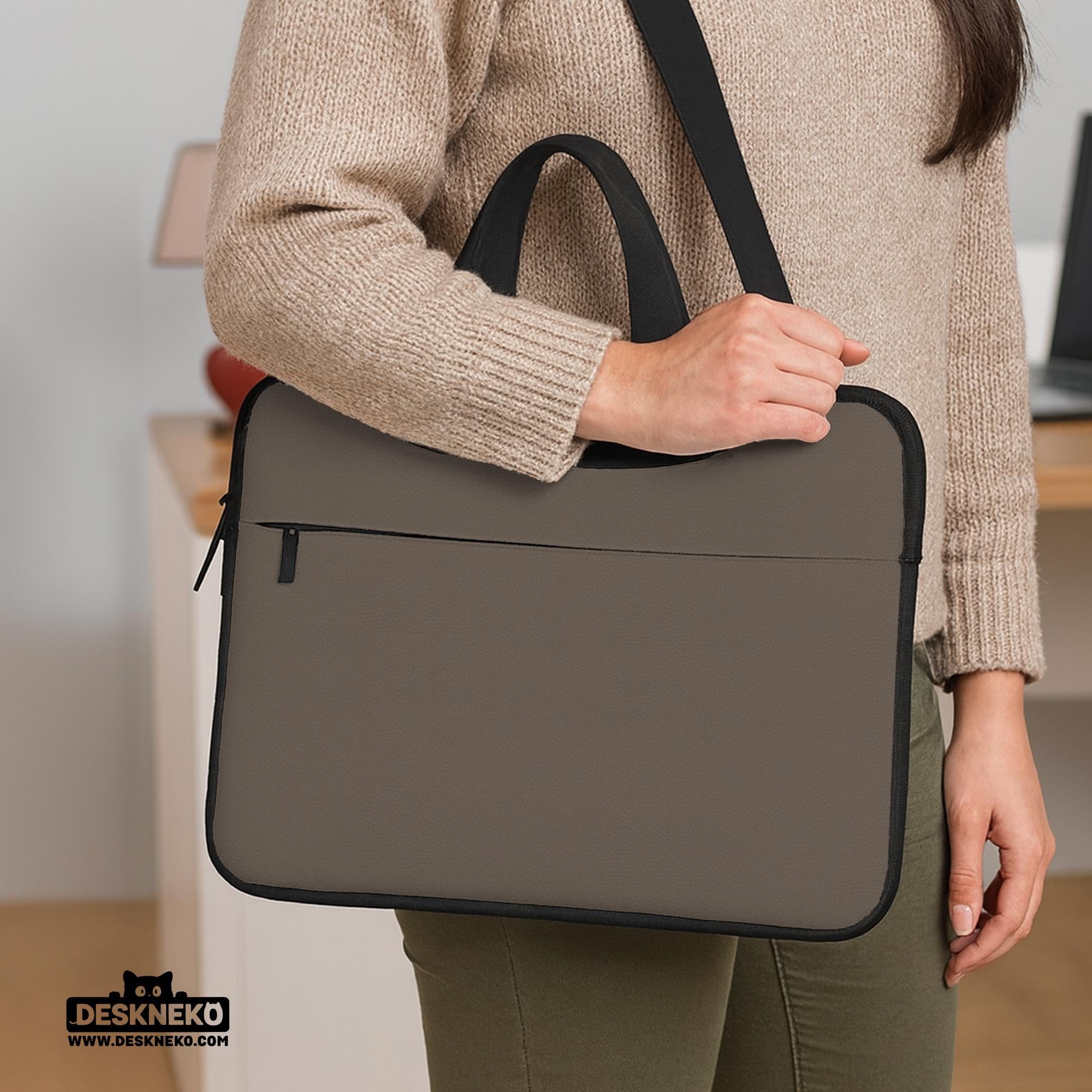 Cocoa Brown Laptop Bag image 3