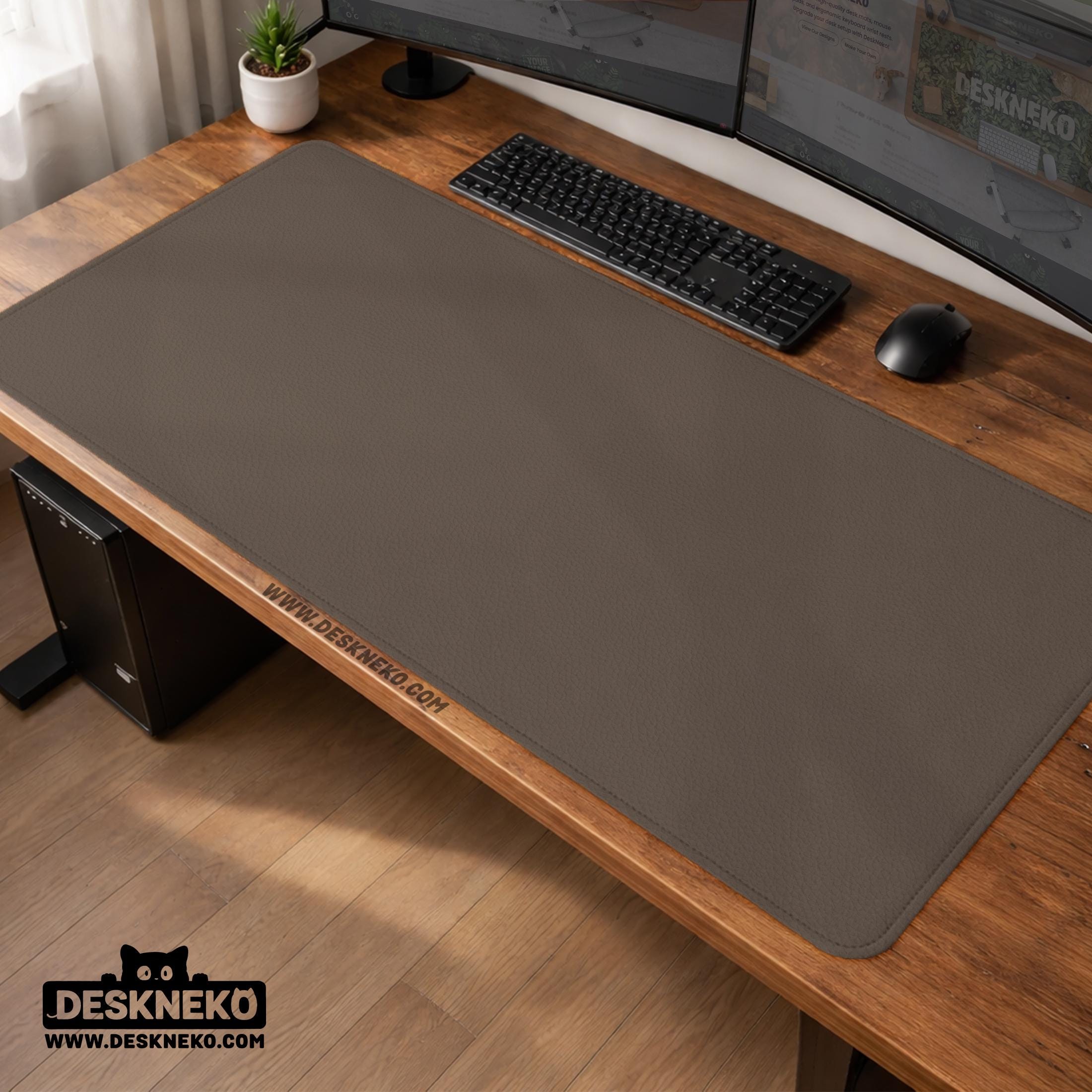 Monochrome Cocoa Desk Mat image 2