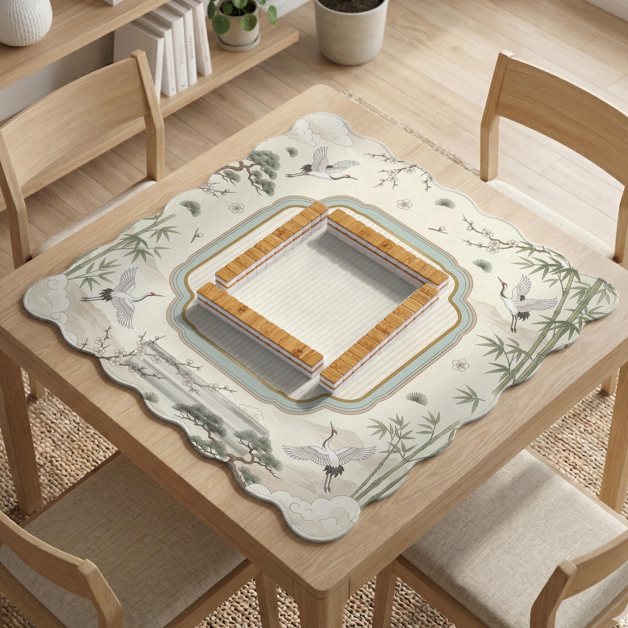 Chinoiserie Mahjong Mat image 2