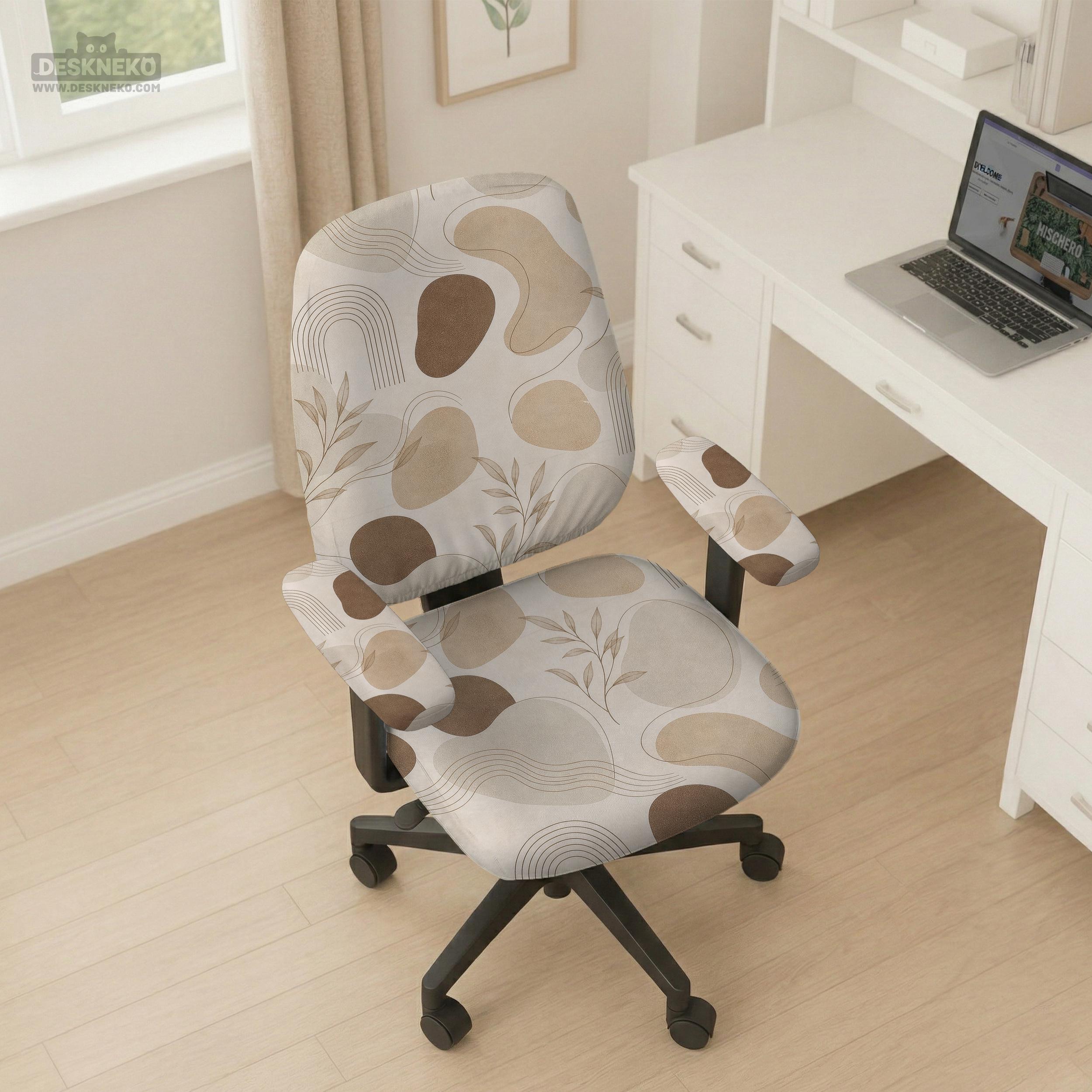 Boho Beige Chair Cover image 2
