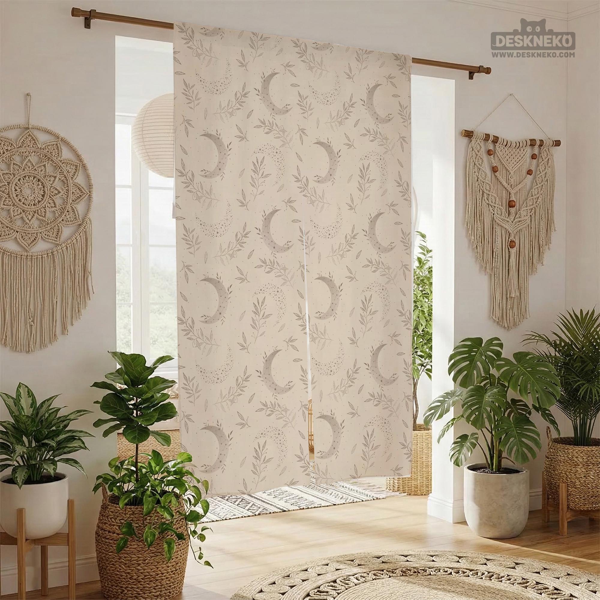Beige Botanical Noren image 2