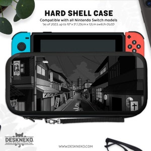 Nintendo Switch用ケース、ブラックアニメ/マンガ東京シティ、Lite Oledクラシックスイッチアクセサリー、クリア/ドックスキン/ゲームホルダー/ハードシェルカバー