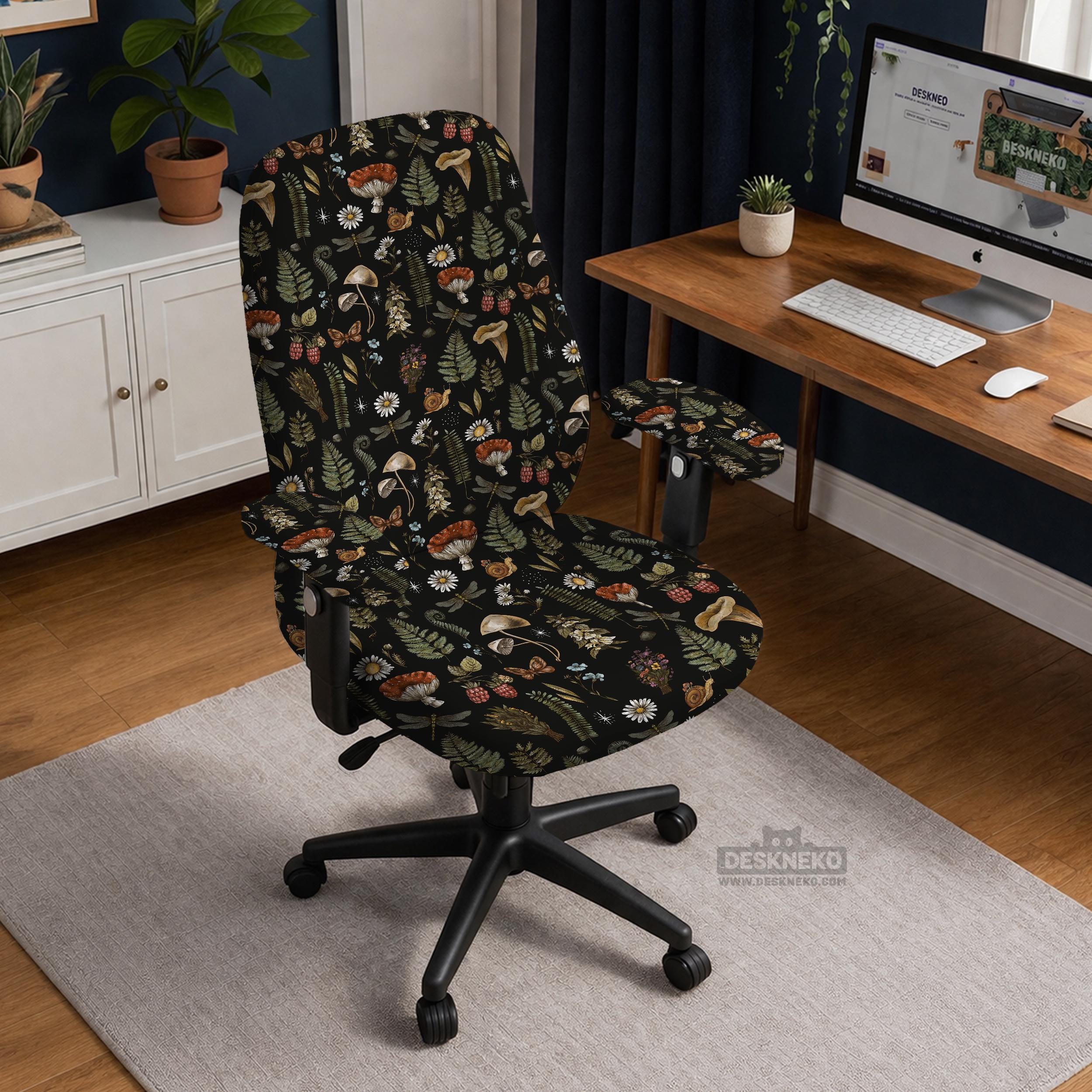 Gothic Botanical Chair Cover image 3