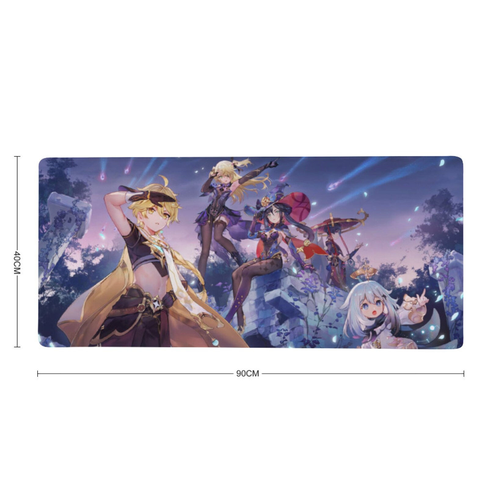 Genshin Impact Mousepad Extra Large Desktop Desk Gaming Etsy