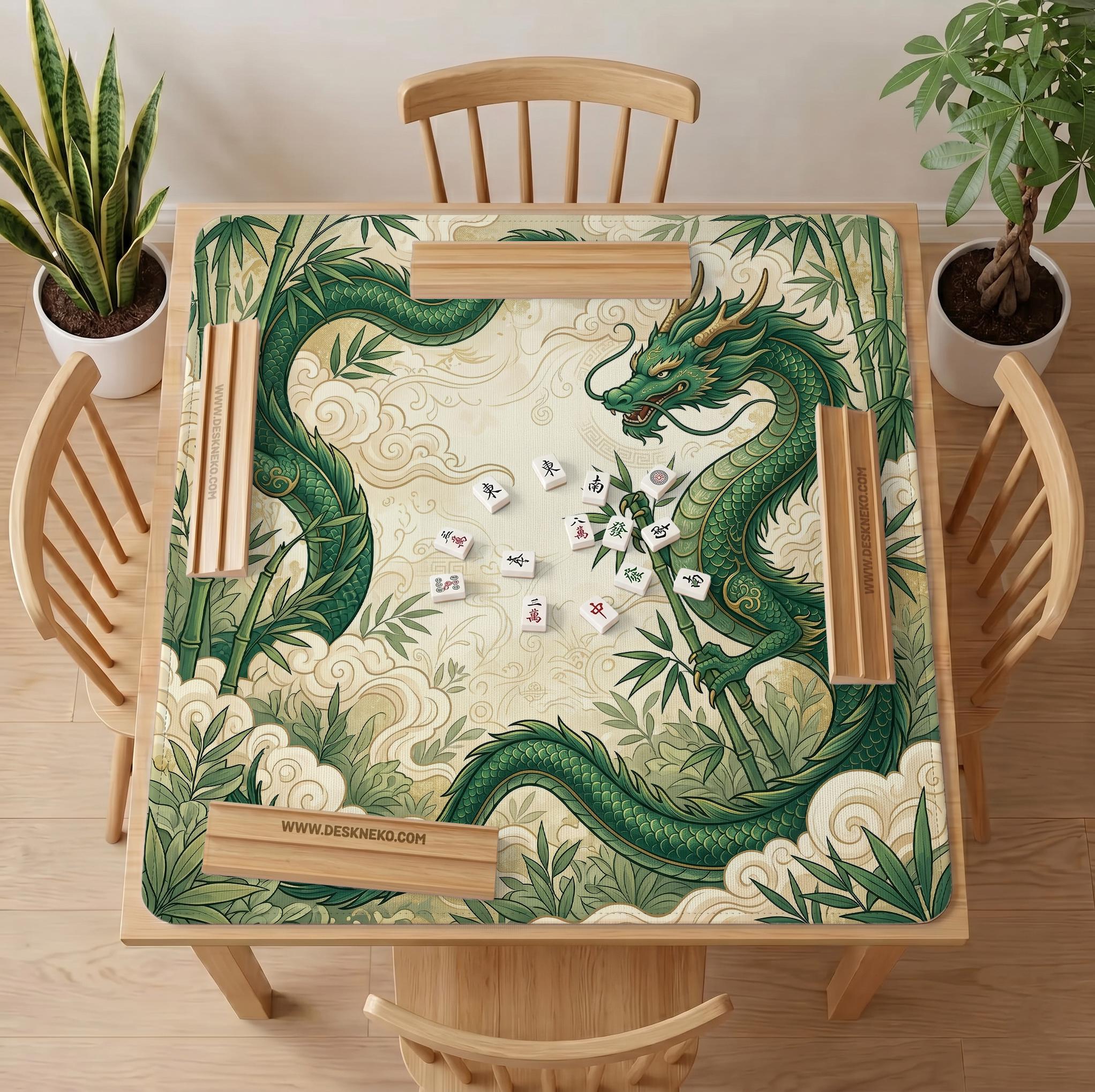 Green Dragon Mahjong Mat image 2