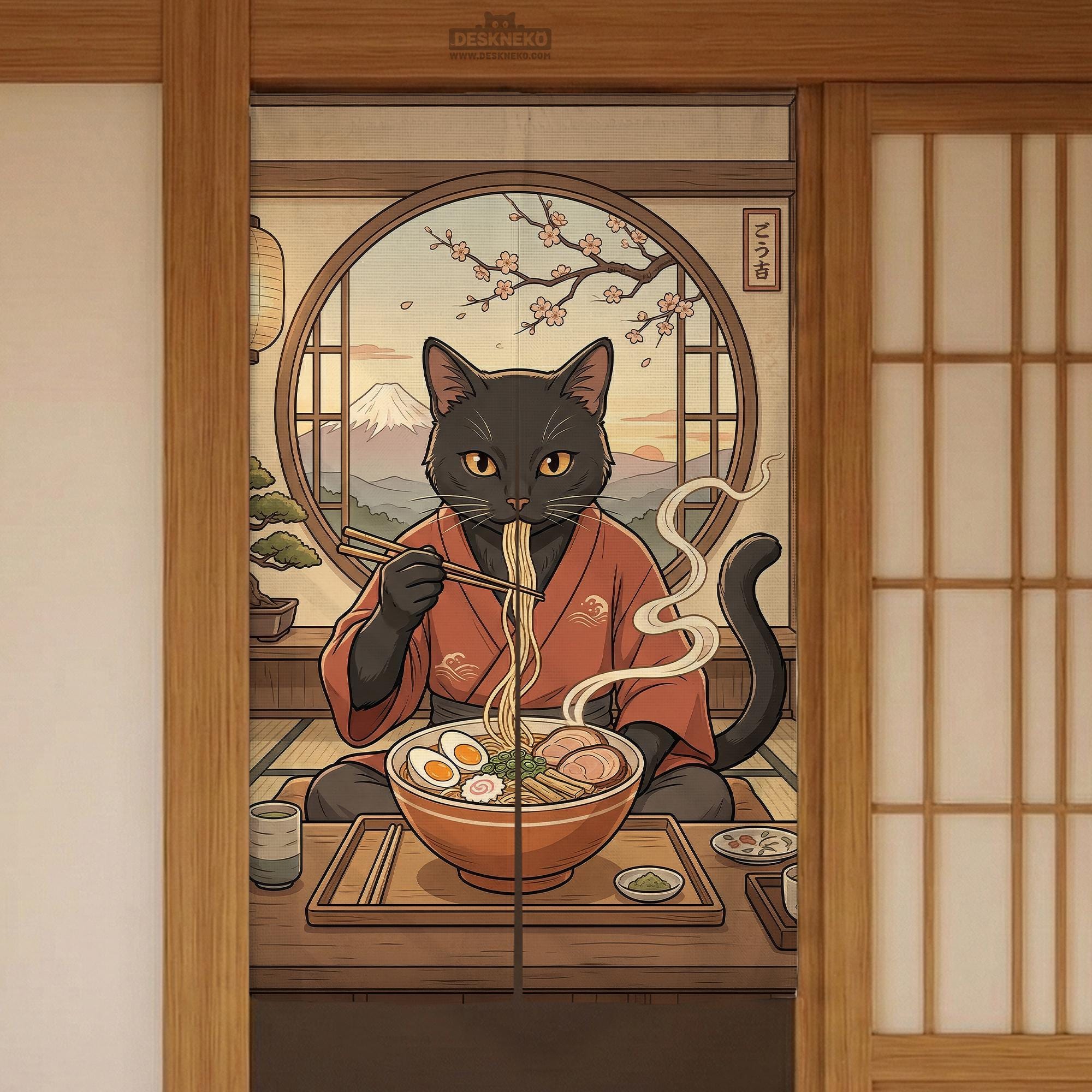 Cat Noren Door Curtain image 2