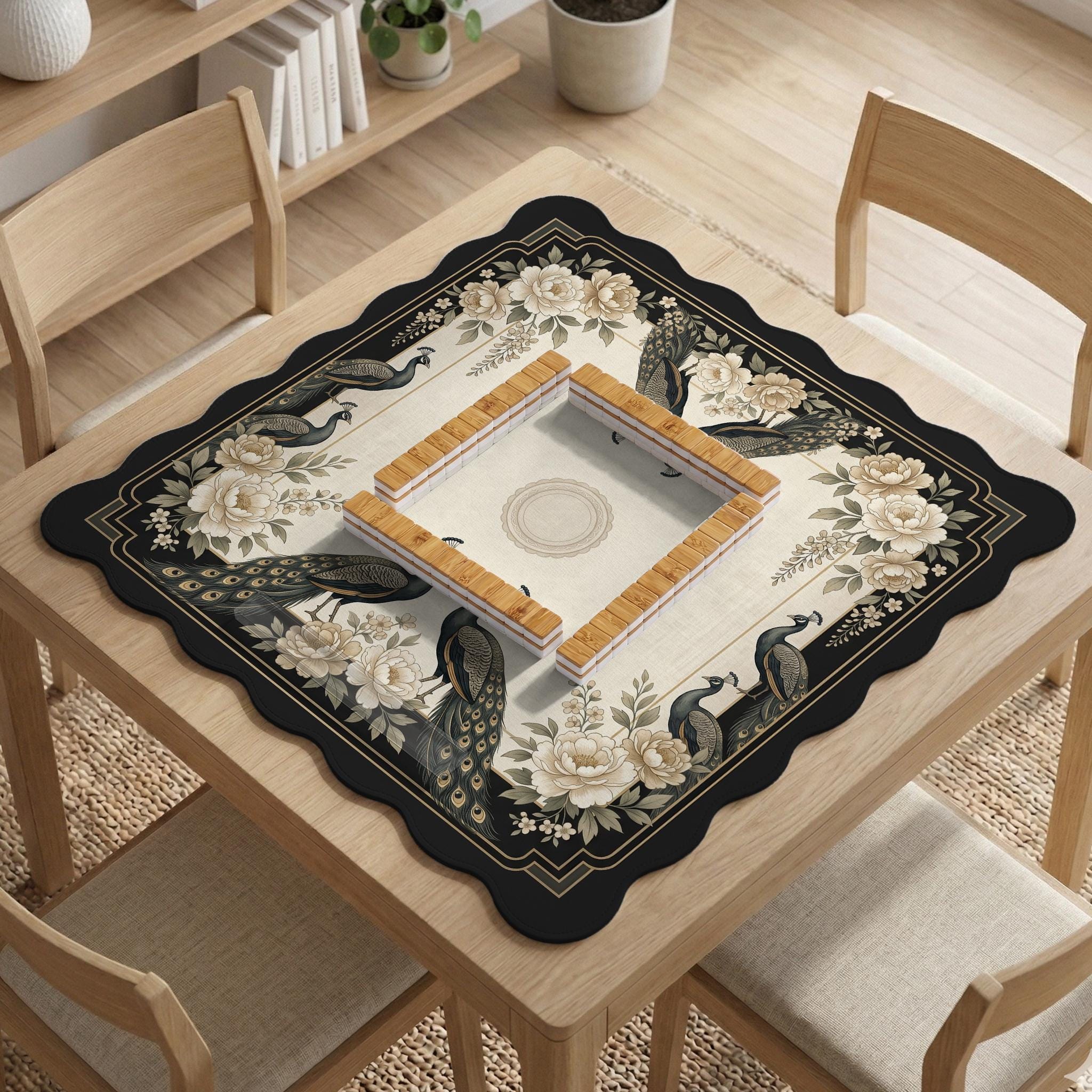 Chinoiserie Mahjong Mat image 4