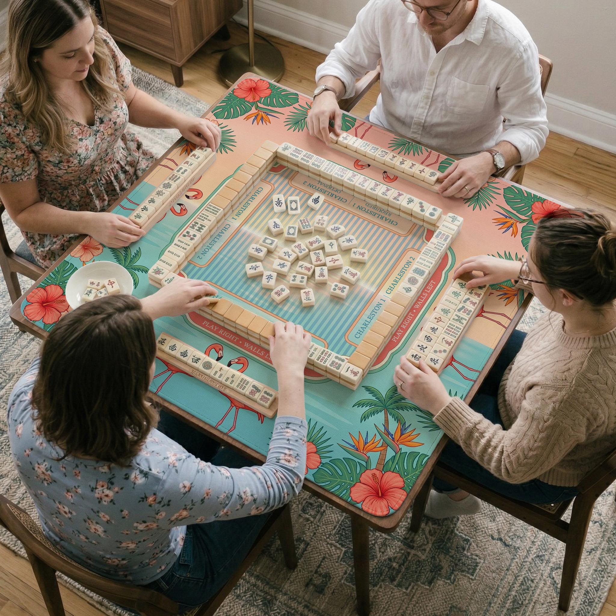 Flamingo Mahjong Mat image 2