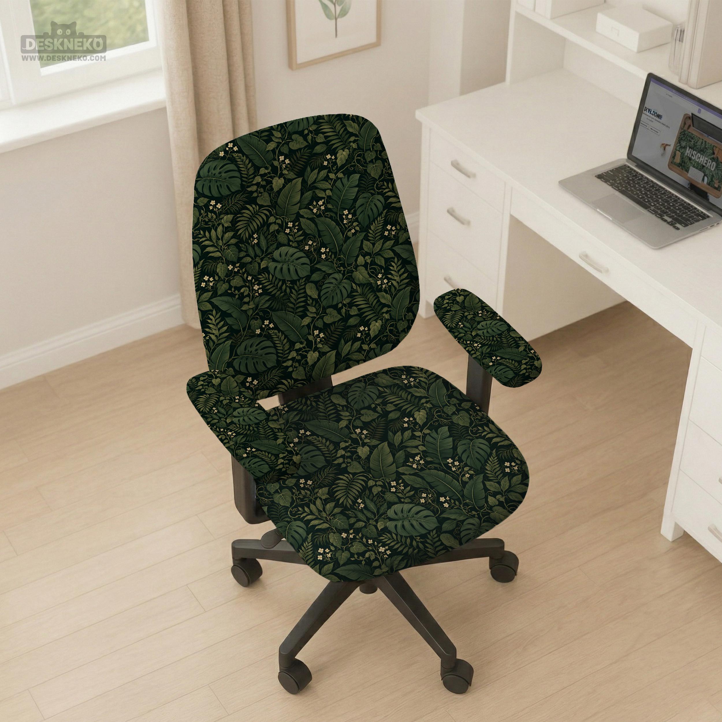 Forest Green Chair Cover image 2