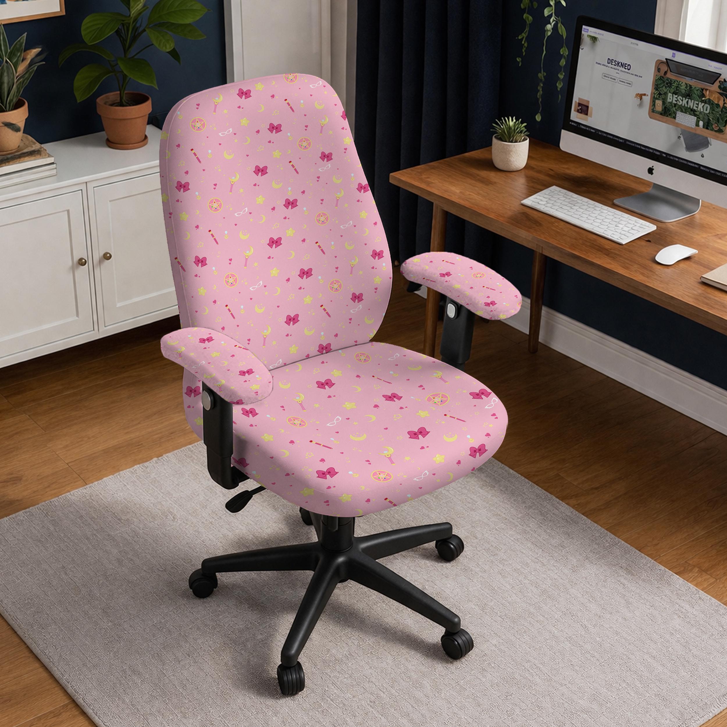 Pastel Pink Chair Cover image 2