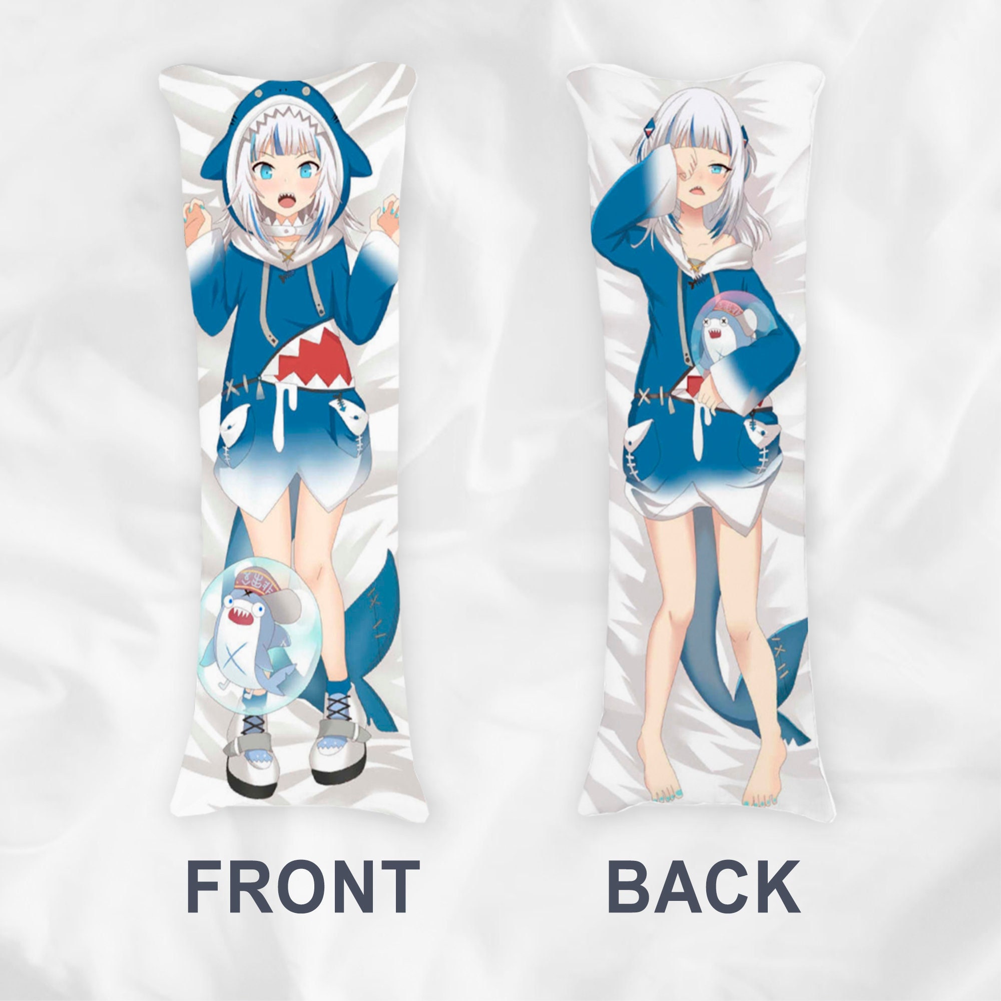 VTuber Gawr Gura Pillow Case Cover Multi-size