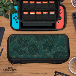 14€ sur Etui pour Nintendo Switch/Oled FONGWAN Pochette Transport Switch  avec 10 Boitier pour Carte de Jeux et Dragonne - Noir - Etui et protection  gaming - Achat & prix