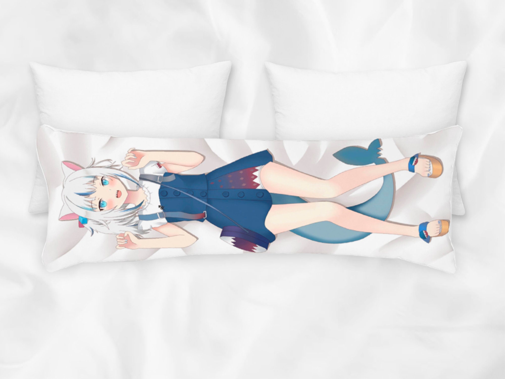 Gawr Gura Dakimakura pillow case Hololive bodypillow cover Etsy