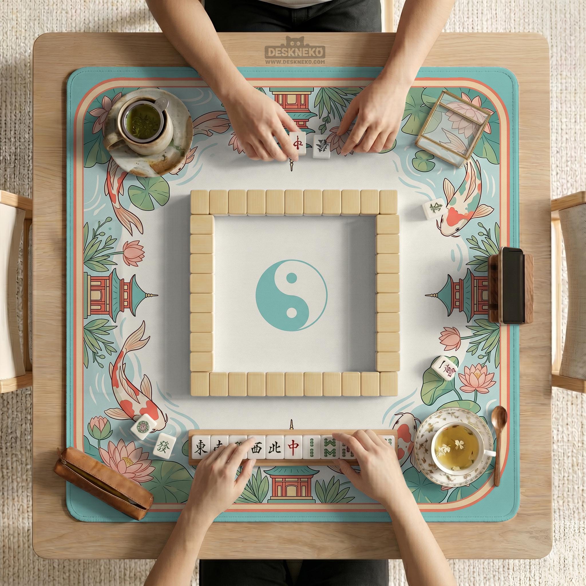 Pastel Koi Mahjong Mat image 3