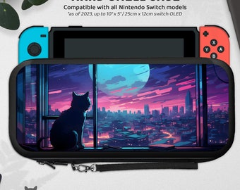 Estuche de transporte para Switch, funda de viaje para Nintendo Original/Lite/OLED, accesorios bonitos para Switch, carcasa protectora para dock/soporte para juegos/cubierta protectora
