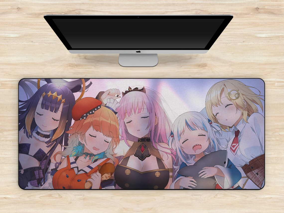 Hololive Mousepad Extra große Rechteckige Gaming Maus Matte | Etsy