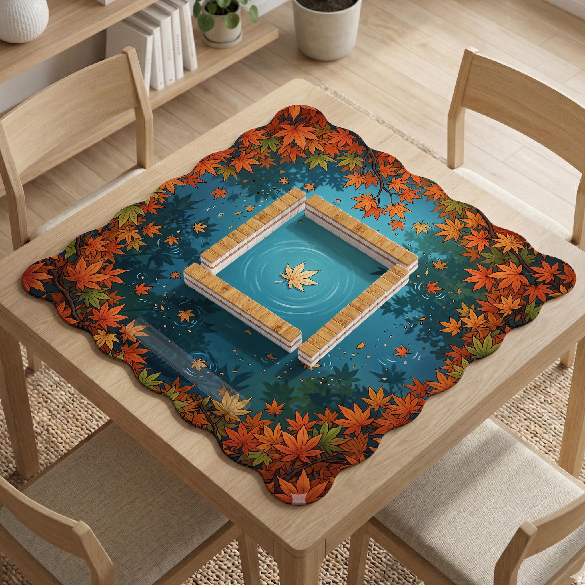 Autumn Maple Mahjong Mat image 2
