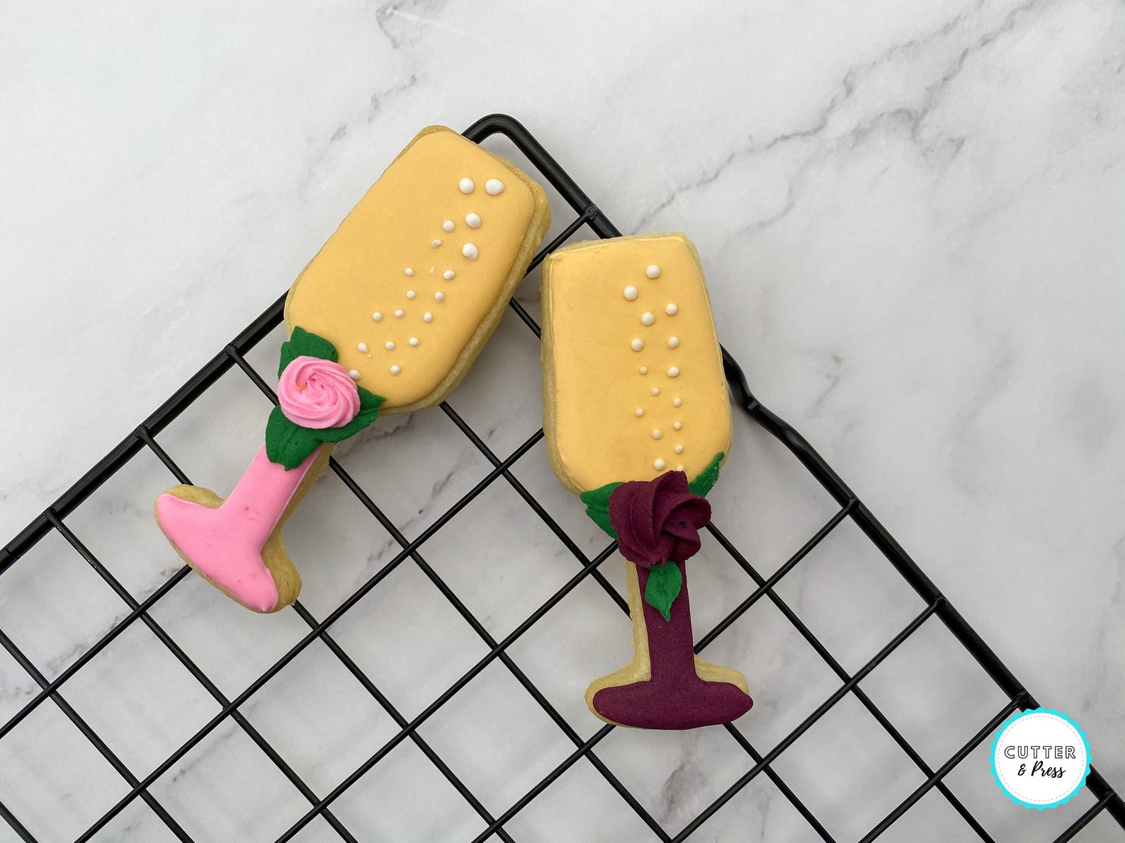 Champagne Flute Cookie Cutter Etsy Australia