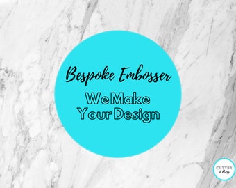 Custom Embosser Stamp | Personalised Cookie Stamp | 3D Printed | Any Name, Logo or Design | Bespoke Gift