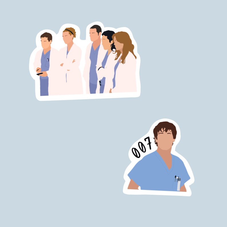 Greys Anatomy Sticker Pack
