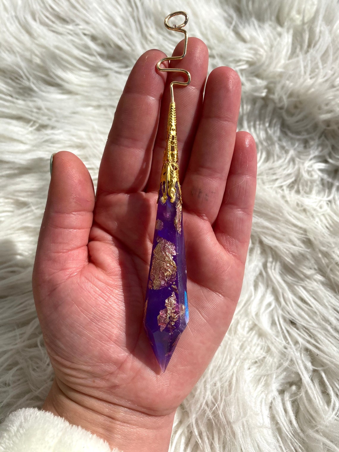 Handmade pendulum crystal holders Etsy