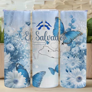 El Salvador PNG Design | El Salvador Tumbler Design