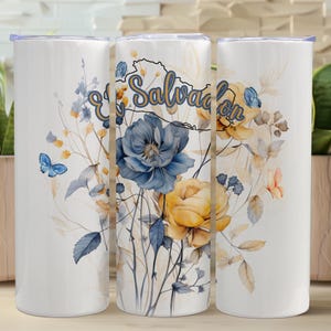 El Salvador Tumbler Design | El Salvador PNG