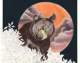Tahoe Bear Art Print