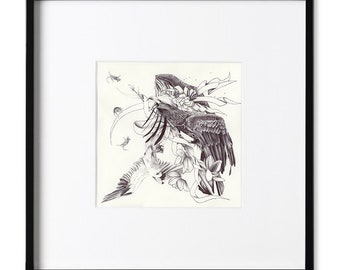 Eagle and Kite Art Print